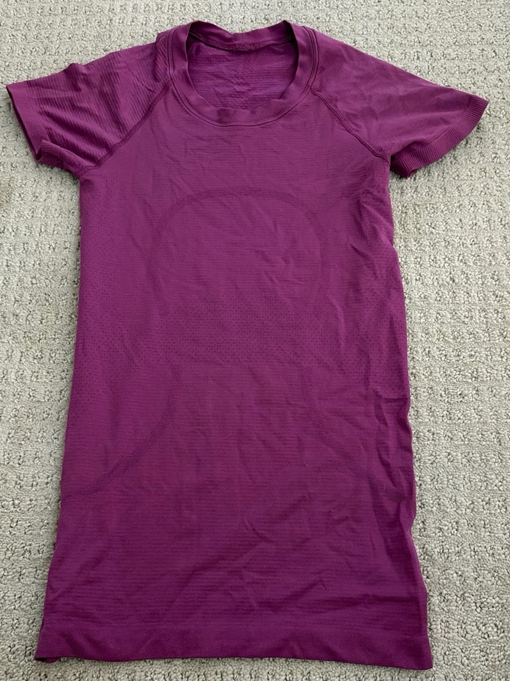 Plum Short Sleeve Active Tee Dress